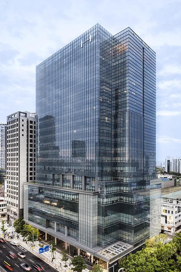 HYBE Entertainment Headquarters in Yongsan, Seoul