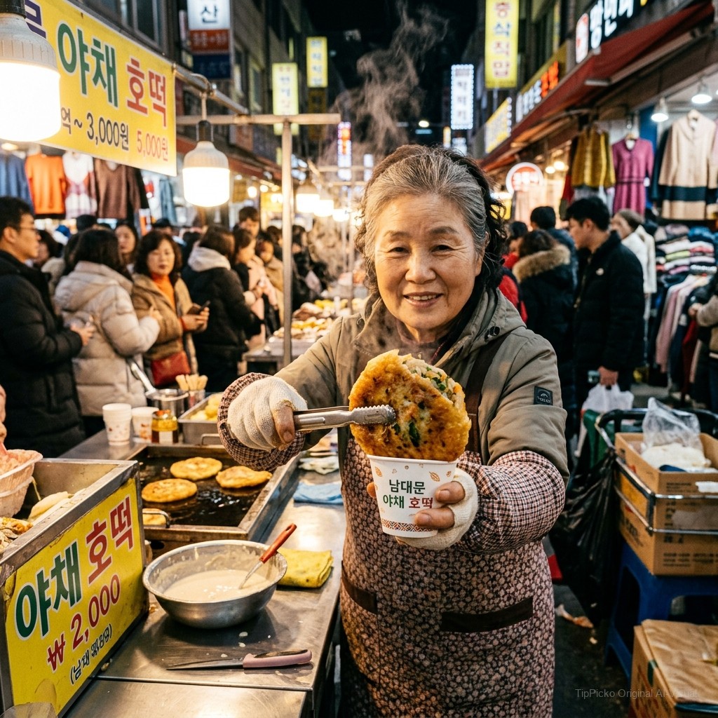 The authentic local atmosphere of Mangwon Market