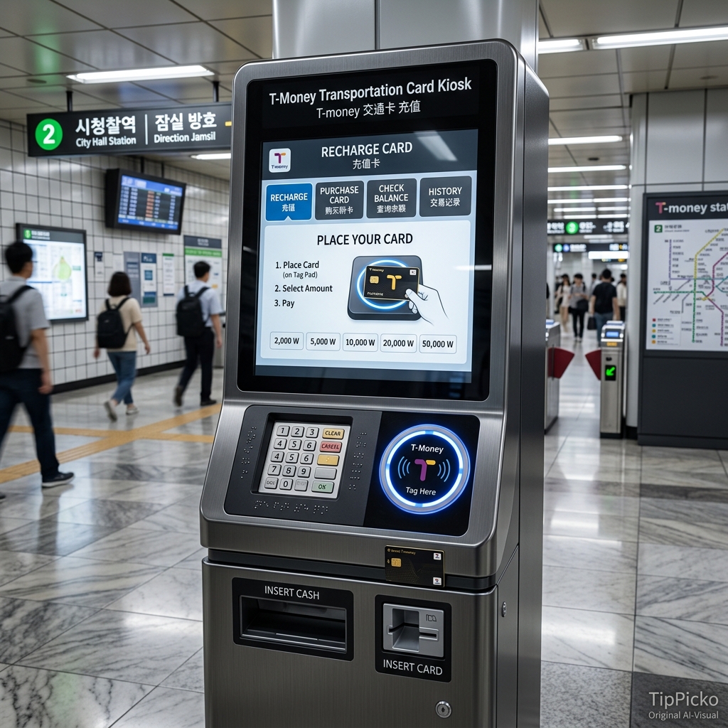 Subway vending and recharge machines - TipPicko Original AI-Visual